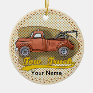 Oude Takelwagenornament Keramisch Ornament