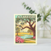 Oude Tallahassee Florida Briefkaart (Staand voorkant)