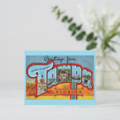 Oude Tampa Florida Briefkaart (Staand voorkant)