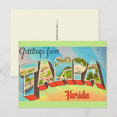 Oude Tampa Florida Briefkaart (Voorkant / Achterkant)
