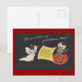 Oude Tante Halloween 10 Briefkaart (Voorkant / Achterkant)