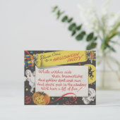 Oude Tante Halloween 4 Briefkaart (Staand voorkant)