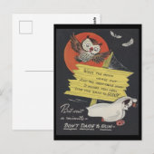 Oude Tante Halloween 9 Briefkaart (Voorkant / Achterkant)