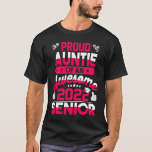 Oude tante van een klasse van 2022 Afstuderen Seni T-shirt