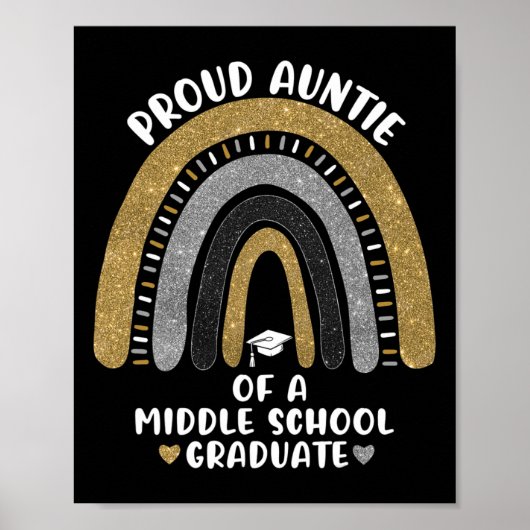 Oude tante van een middelbare school Afstuderen re Poster (Voorkant)