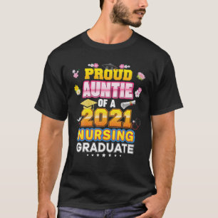 Oude tante van een verpleeghuis van 2021 Afstudere T-shirt