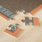 Oude Taos Pueblos New Mexico, Reisposter Kunst Legpuzzel (Zijkant)