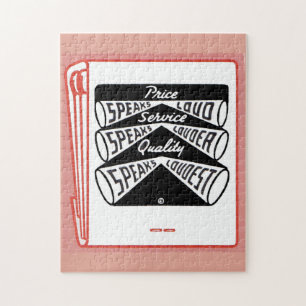 oude tapeboekcover - Price Speaks Luid Legpuzzel