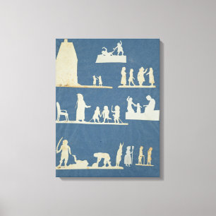Oude tapes canvas afdruk
