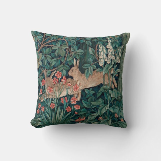 Oude Tapijt Kussen (Voorkant)