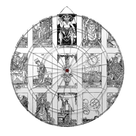 oude tarot dartbord (Voorkant)