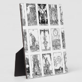 oude tarot fotoplaat (Zijkant)