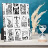 oude tarot fotoplaat (Zijkant)