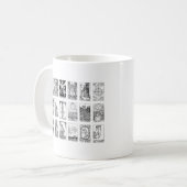 oude tarot koffiemok (Voorkant links)
