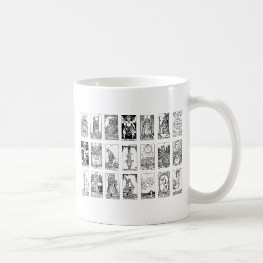 oude tarot koffiemok (Rechts)