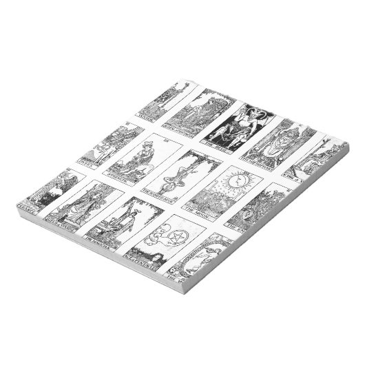 oude tarot notitieblok (Linkerzijde)