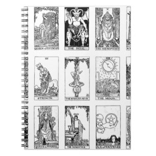 oude tarot notitieboek