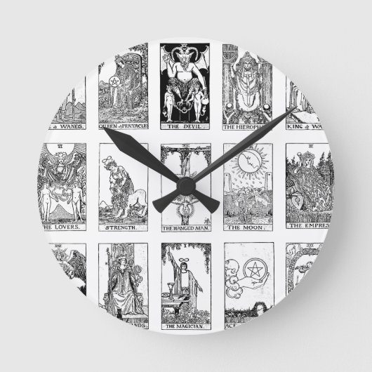 oude tarot ronde klok (Voorkant)