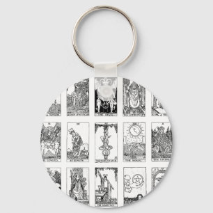 oude tarot sleutelhanger