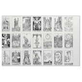 oude tarot stof (Yard (91,4 cm))