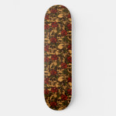 Oude Tattoo van de School Skulls Rozen Wijngaarden Persoonlijk Skateboard (Voorkant)