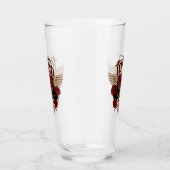 Oude Tattoo van de School Subcultuur Rozen Knuckle Glas (Rechts)