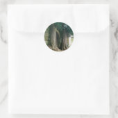 Oude taxusbomen ronde sticker (Tas)