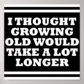 Oude te snelle Poster blabla (Voorkant)