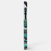 Oude Teal RV Camper in de Bergen Case-Mate iPhone Case (Achterkant/links)