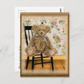 Oude teddy briefkaart (Voorkant / Achterkant)