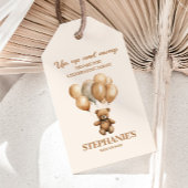 Oude Teddybeer Op Op Weg Geslacht Neutraal Cadeaulabel