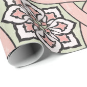 Oude tegel ornamentale achtergrond, naadloos deel cadeaupapier (Rol Hoek)