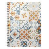 Oude Tegels: gestructureerd achtergrondpatroon Notitieboek (Voorkant)