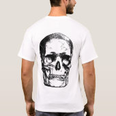 Oude tekening schedel t-shirt (Achterkant)