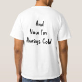 Oude tekst T-shirt krijgen (Achterkant)