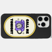 Oude telefoon, bel me vanavond Case-Mate iPhone case (Achterkant (horizontaal))