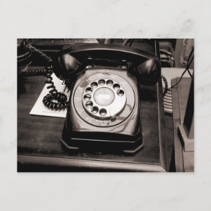 Oude telefoon briefkaart