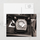 Oude telefoon briefkaart (Voorkant / Achterkant)