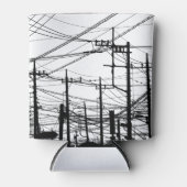 Oude telefoon- en voedingslijnen blikjeskoeler (Voorkant)