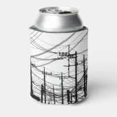 Oude telefoon- en voedingslijnen blikjeskoeler (Blikje Achterkant)