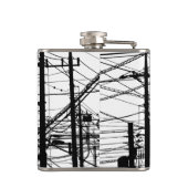 Oude telefoon- en voedingslijnen heupfles (Achterkant)