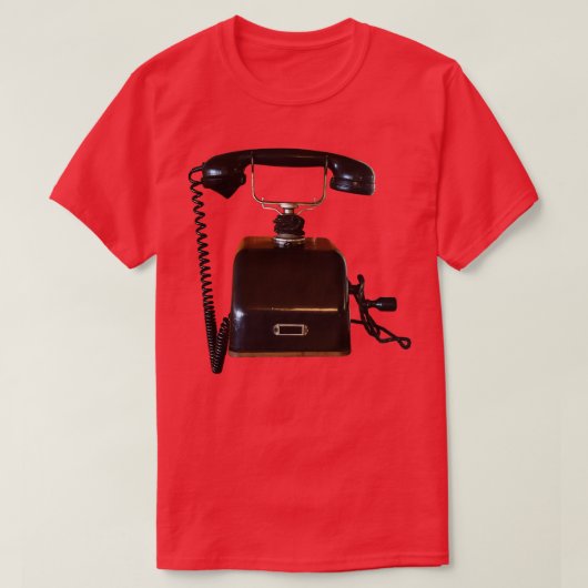 Oude telefoon  telefoon t-shirt (Design voorkant)
