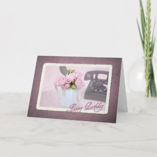 Oude telefoondag kaart