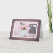 Oude telefoondag kaart (Voorkant)