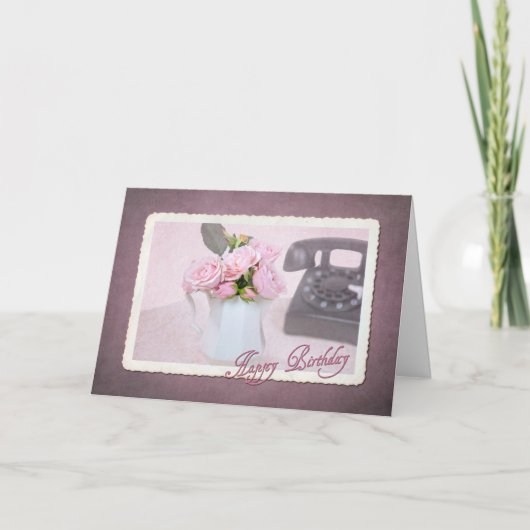 Oude telefoondag kaart (Voorkant)