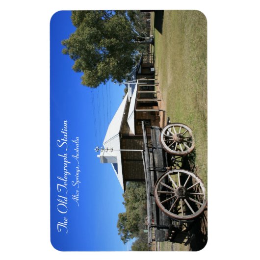 Oude Telegraaf Station, Alice Springs - Magneet (Verticaal)