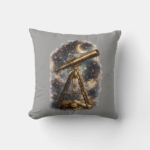 Oude telescoop sterrenhemel astronomie dekthrow