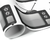 oude televisie cadeaupapier (Rol Hoek)