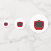 Oude televisieset confetti (Voorkanten)