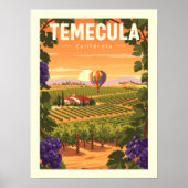 Oude Temecula Californië Poster (Voorkant)